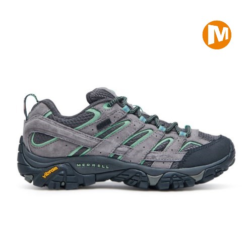 Dámské Trekové Boty Merrell Moab 2 Waterproof Šedé (CZ. LMGJX)